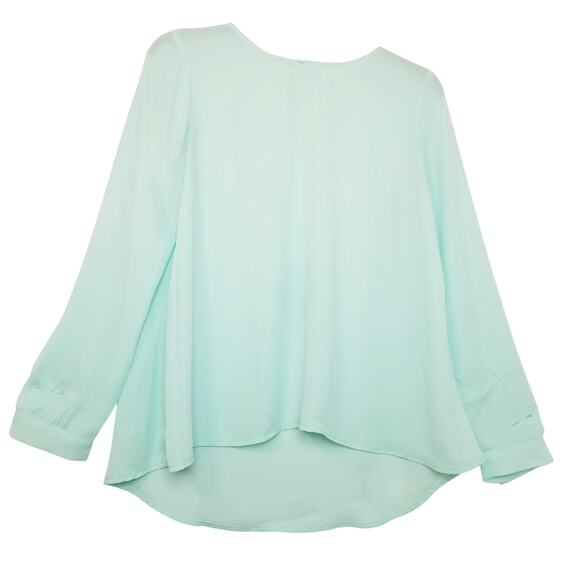 Forever 21 Career Casual Women's Teal Pullover Long Sleeve Size-See Measurements - Picture 3 of 8